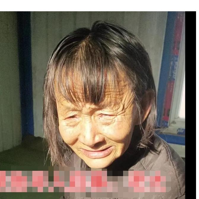 走失者照片 抚顺急寻：七旬老太失联，穿黑色衣服...