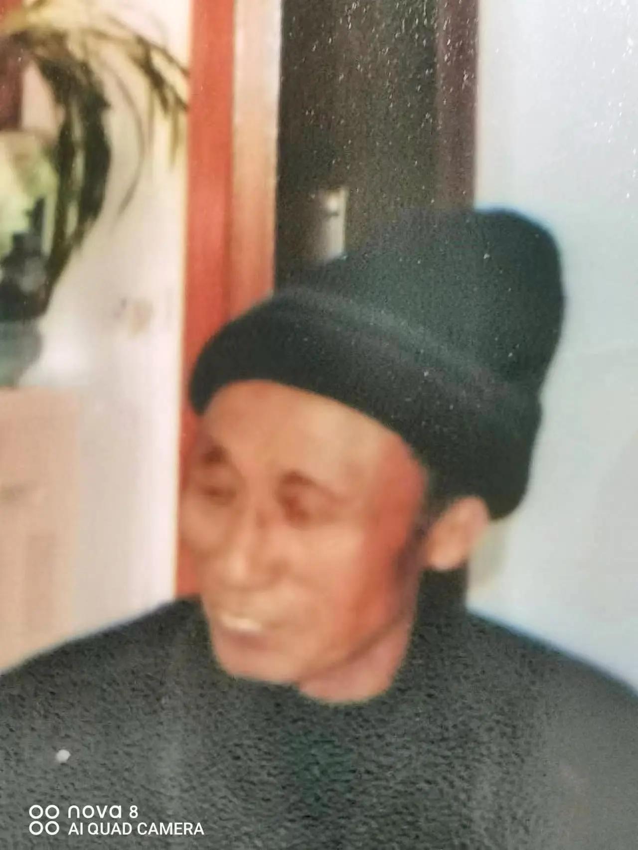 走失者照片 晋中急寻：八旬老人失联，穿黑色羽绒...