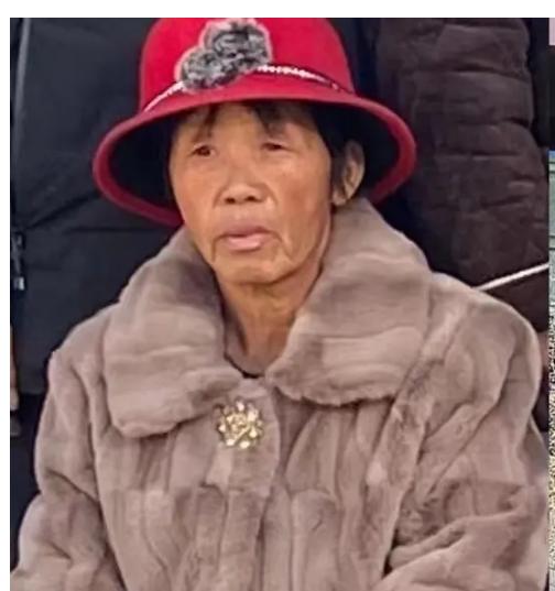 走失者照片 商丘寻人：六旬老太失联，穿紫色上衣...