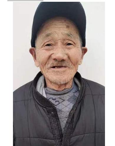 走失者照片 日照寻亲：七旬老人被救助，穿蓝色棉...