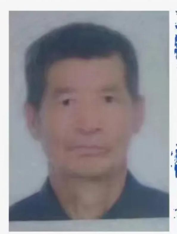 走失者照片 保定市六旬老人走失，患脑梗，穿蓝绿...