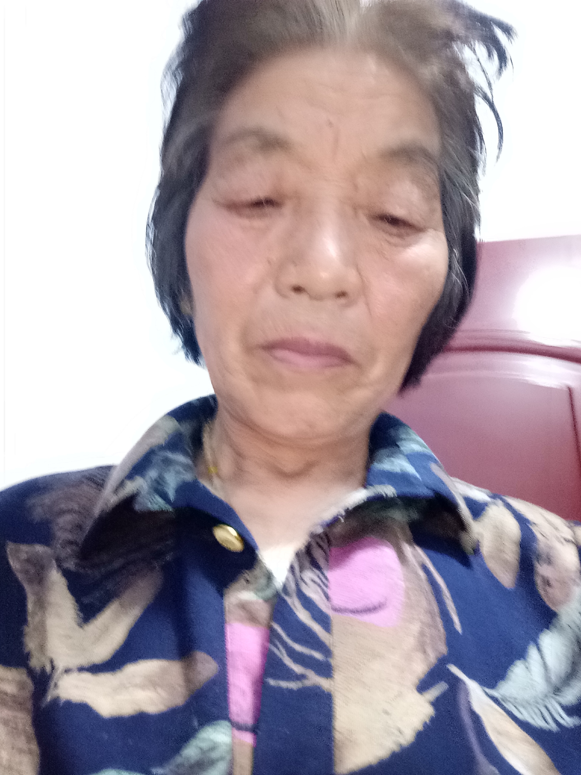 走失者照片 漯河急寻：七旬老太走失，穿红色连帽...