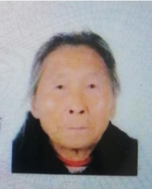 走失者照片 成都寻人：八旬老太失联，穿黑色棉服...