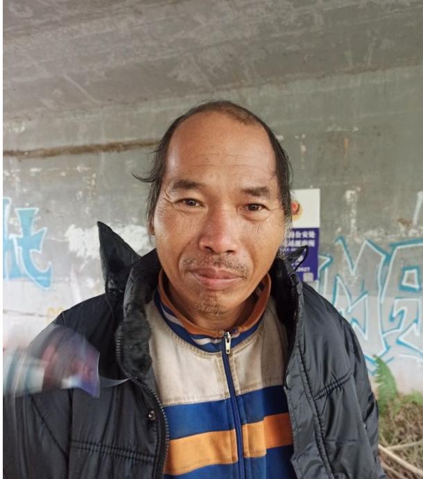走失者照片 钦州寻亲：五旬男子被救助，穿黑色外...