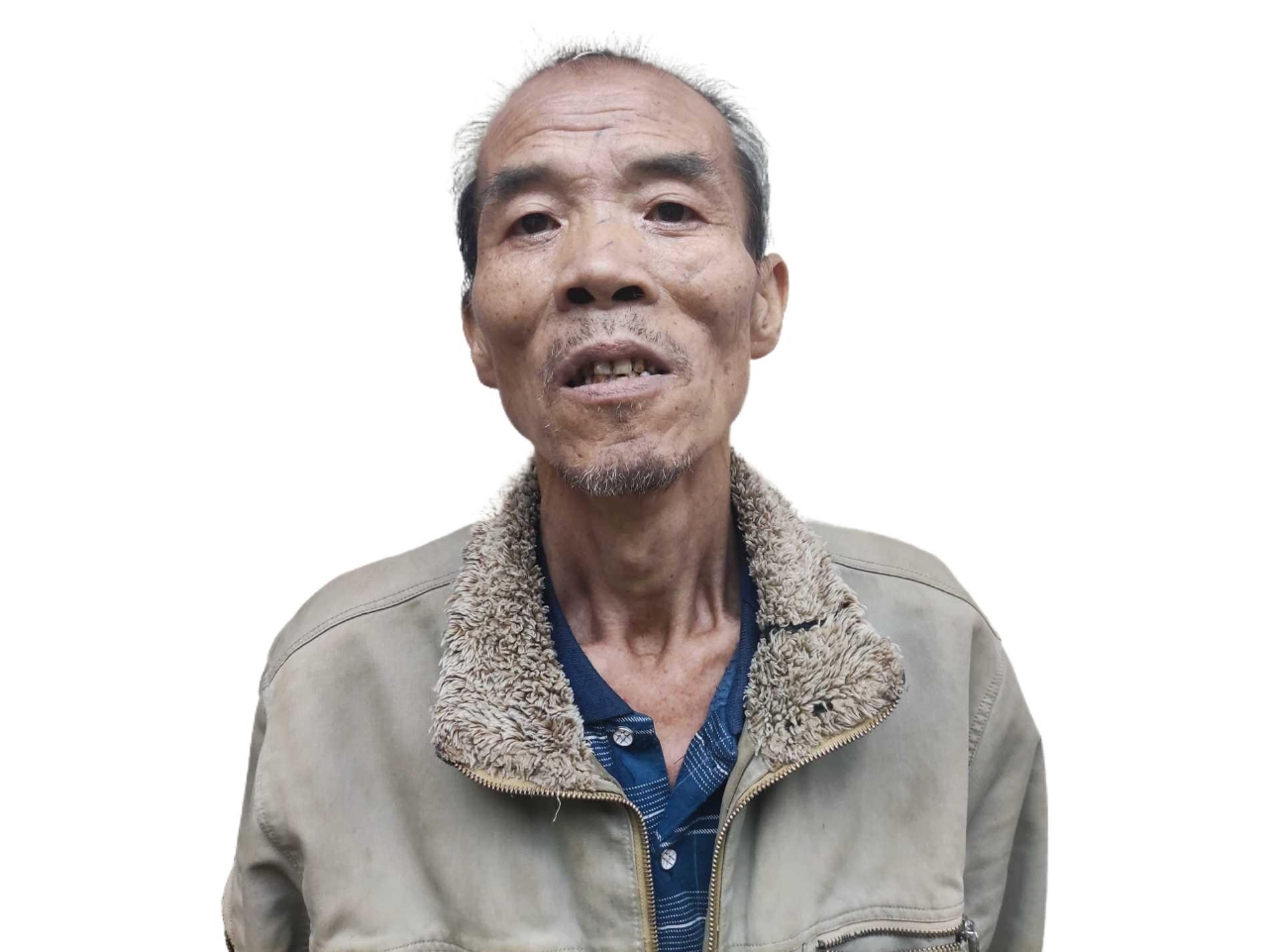 走失者照片 韶关寻亲：六旬老人被救助，自述叫罗...