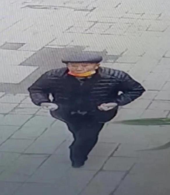 走失者照片 宝鸡市八旬老人走失，戴灰色鸭舌帽，...