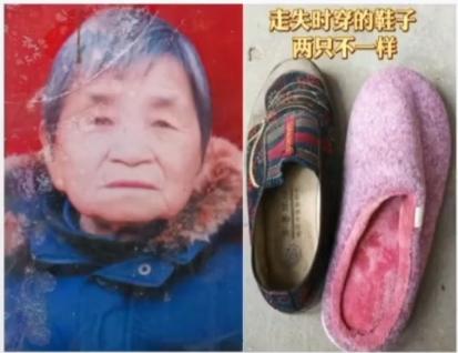 走失者照片 阜阳急寻：八旬老太走失，穿蓝色花上...