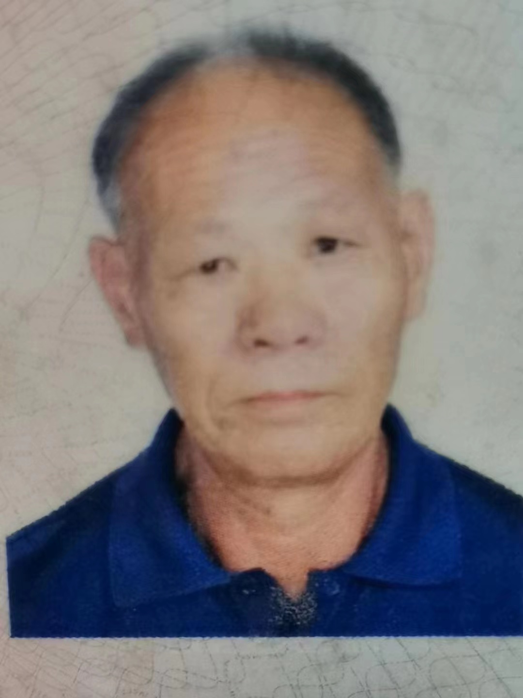 走失者照片 莆田急寻！七旬老人走失，穿白色衬衫...