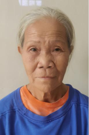 走失者照片 钦州寻亲：八旬老太被救助，穿紫色花...