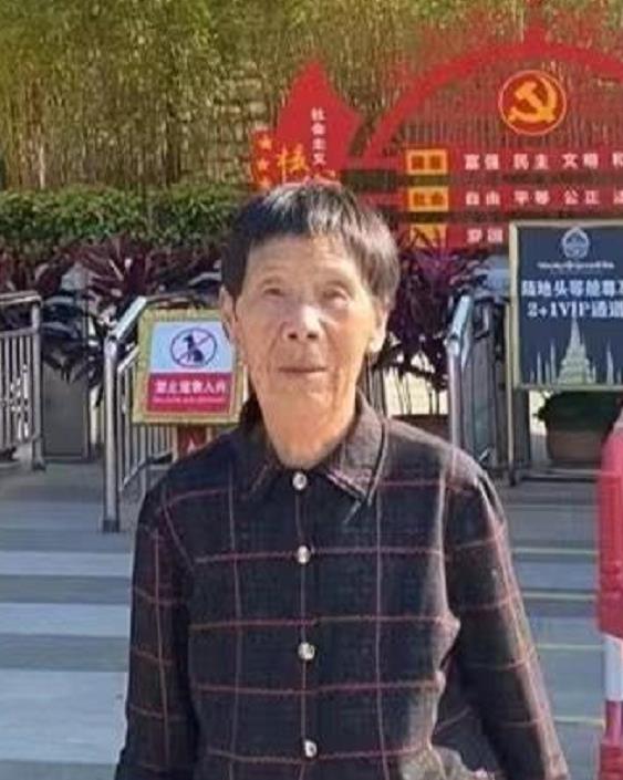 走失者照片 武汉寻人：八旬老太失联，穿蓝色碎花...