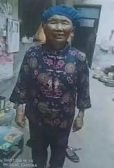 走失者照片 黔西南急寻：八旬老太失联，穿印花上...