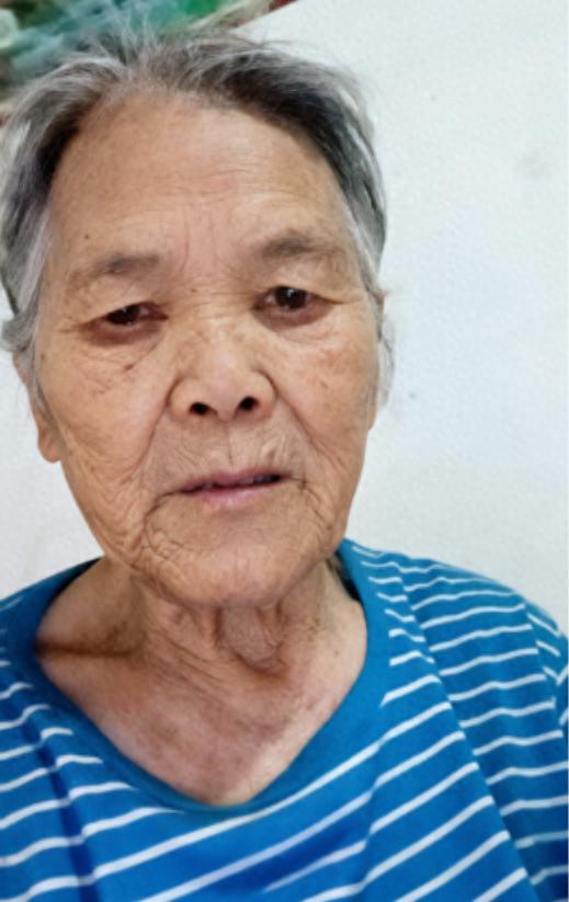走失者照片 宜春市寻人：八旬老太走失，穿黑色格...