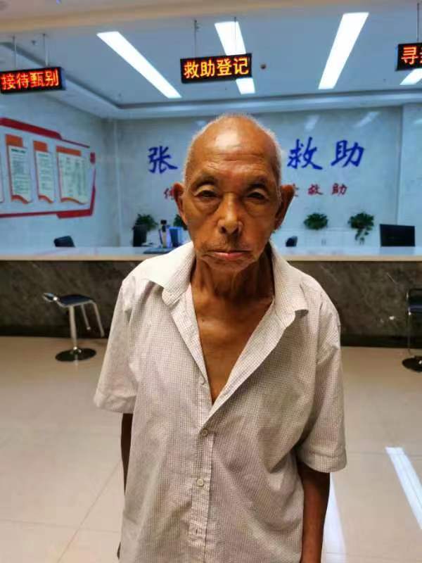 走失者照片 谁家老人走丢了？七旬老人在张掖被救...