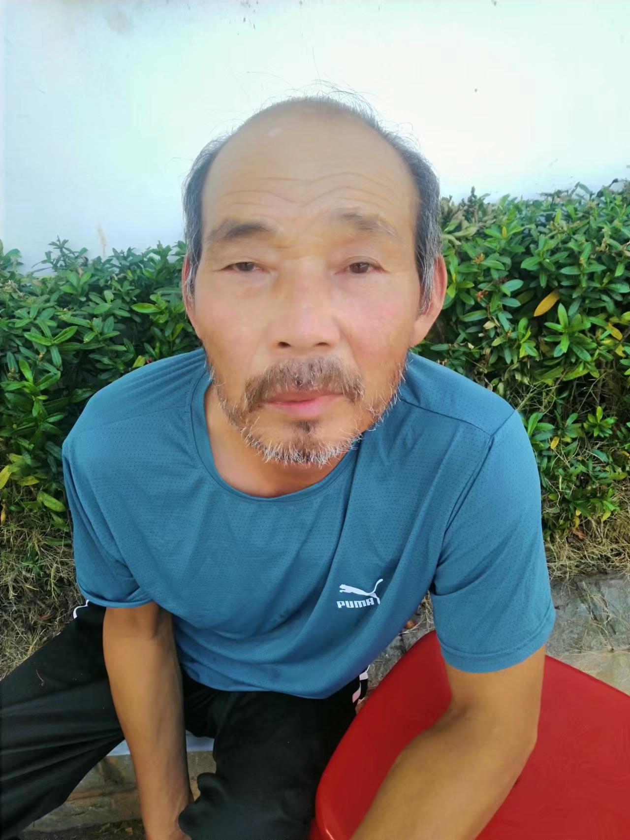 走失者照片 海口寻亲：五旬男子被救助，自述叫朱...