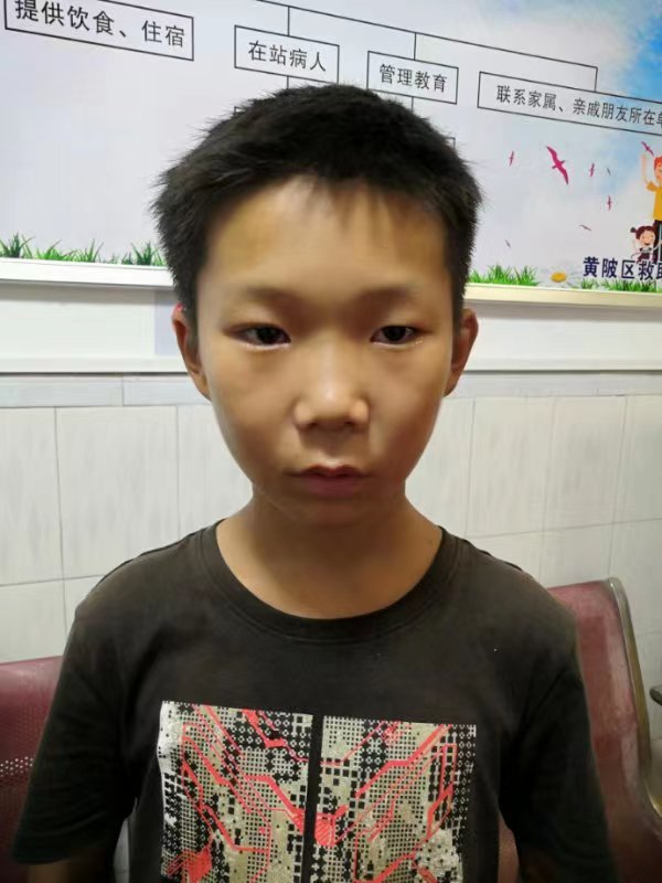走失者照片 武汉急寻：15岁男孩被救助，自述叫...