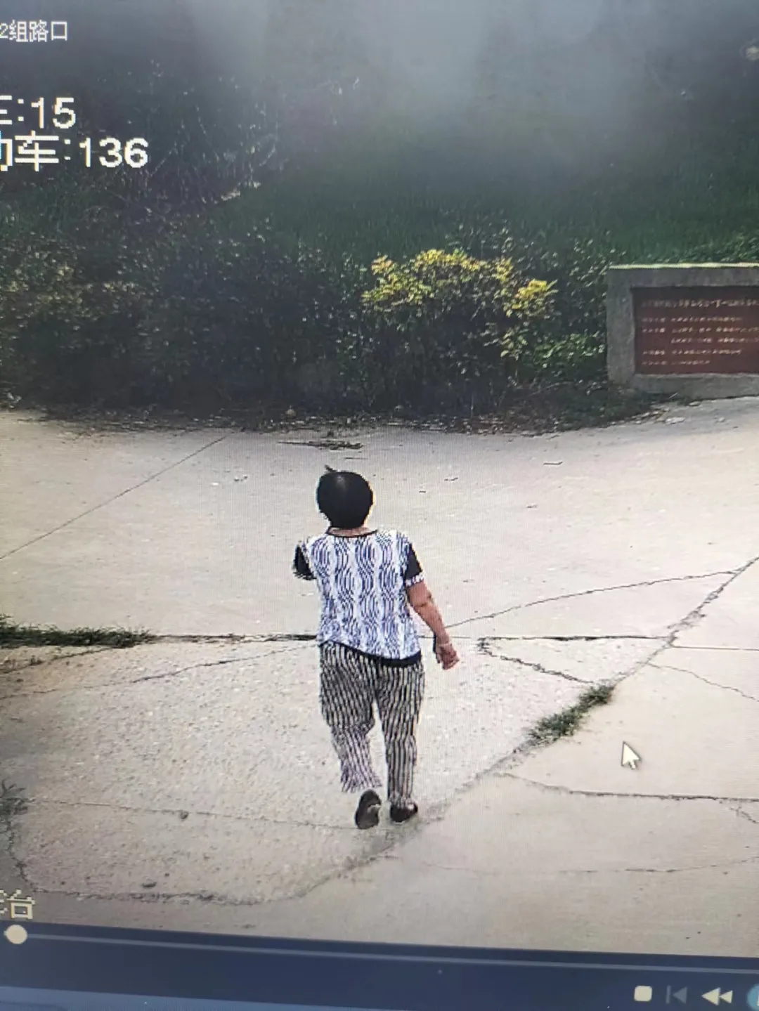 走失者照片 泰州泰兴急寻：八旬老太失联，穿白底...