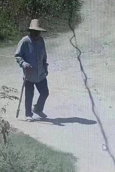 走失者照片 南阳急寻：七旬老人走失，戴草帽，拄...