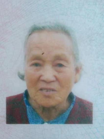 走失者照片 咸阳急寻：八旬老太失联，穿绿底白色...