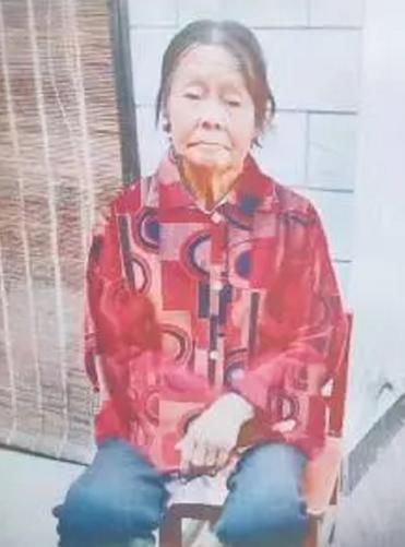 走失者照片 洛阳寻人：八旬老太走失，短发，穿红...