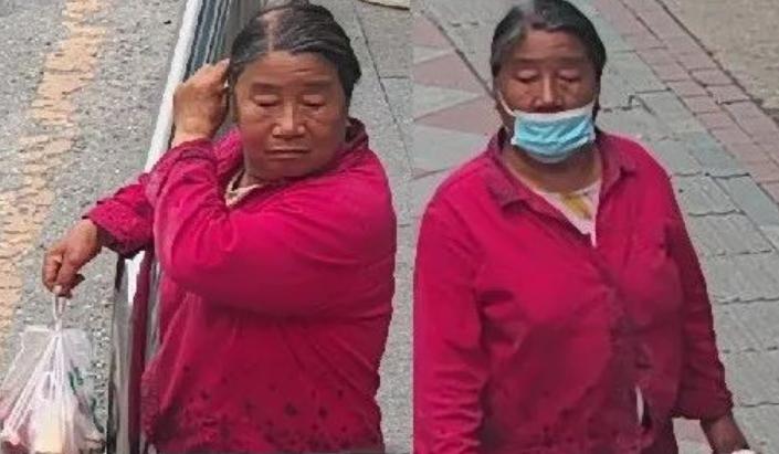走失者照片 鞍山急寻：七旬老太走失，患小脑萎缩...