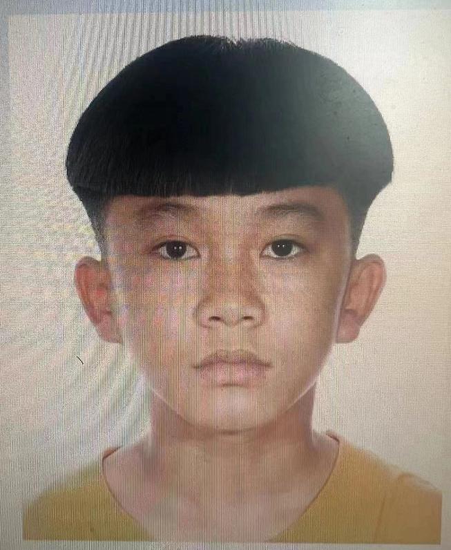 走失者照片 海南白沙14岁男孩失联，高1米6，...