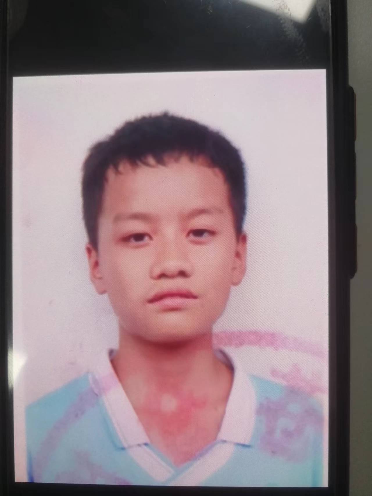 走失者照片 孩子你在哪儿？泉州南安14岁男孩失...