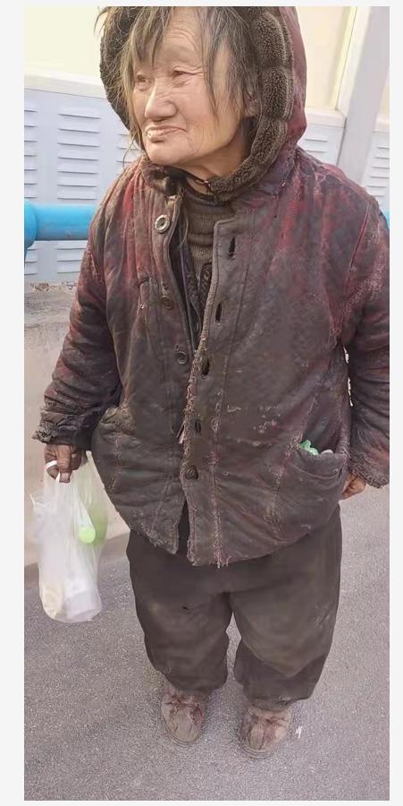 走失者照片 邯郸寻亲：七旬老太被救助，白发，穿...