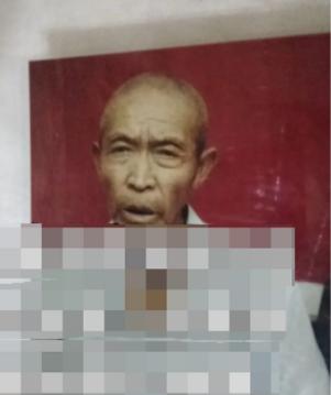 走失者照片 周口寻人：八旬老人走失，穿黑色衣裤...
