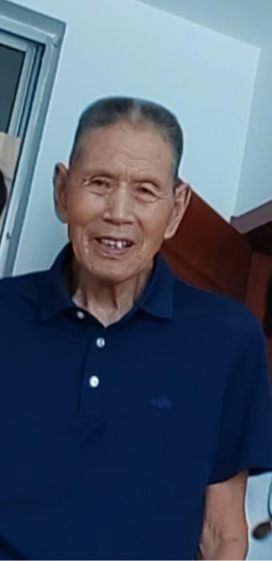 走失者照片 滨州市寻人：八旬老人走失，穿红色外...