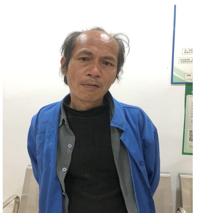 走失者照片 贺州寻亲：五旬男子被救助，穿黑色秋...