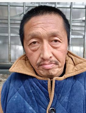 走失者照片 阜阳五旬男子被救助，高1米62，穿...