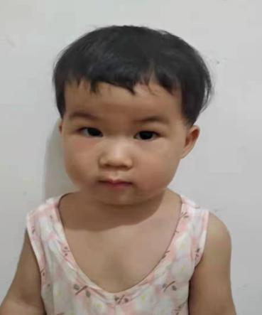 走失者照片 帮她回家！邯郸1岁女孩被救助