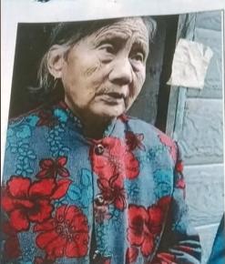 走失者照片 南平邵武寻亲：八旬老太走失，穿蓝底...