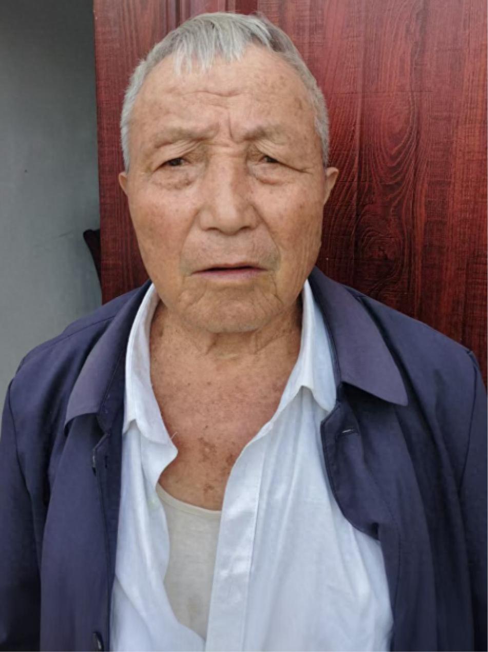 走失者照片 八旬老人在恩施被救助，自述叫田能休...