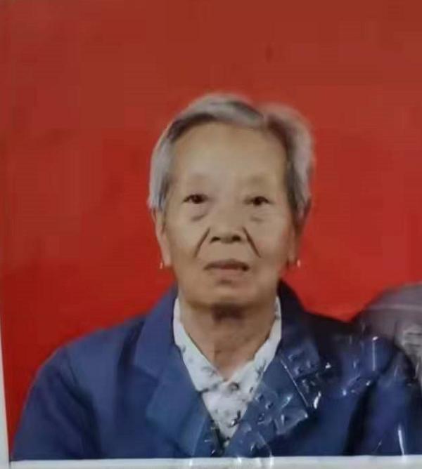 走失者照片 孝感急寻：七旬老太失联，穿暗红花色...