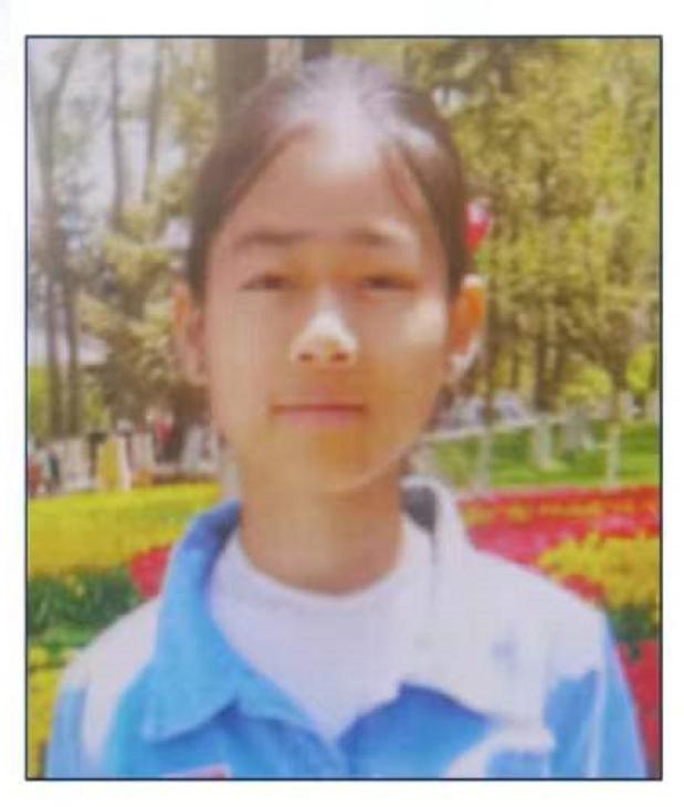 走失者照片 西宁急寻：17岁女孩失联，穿蓝色羽...