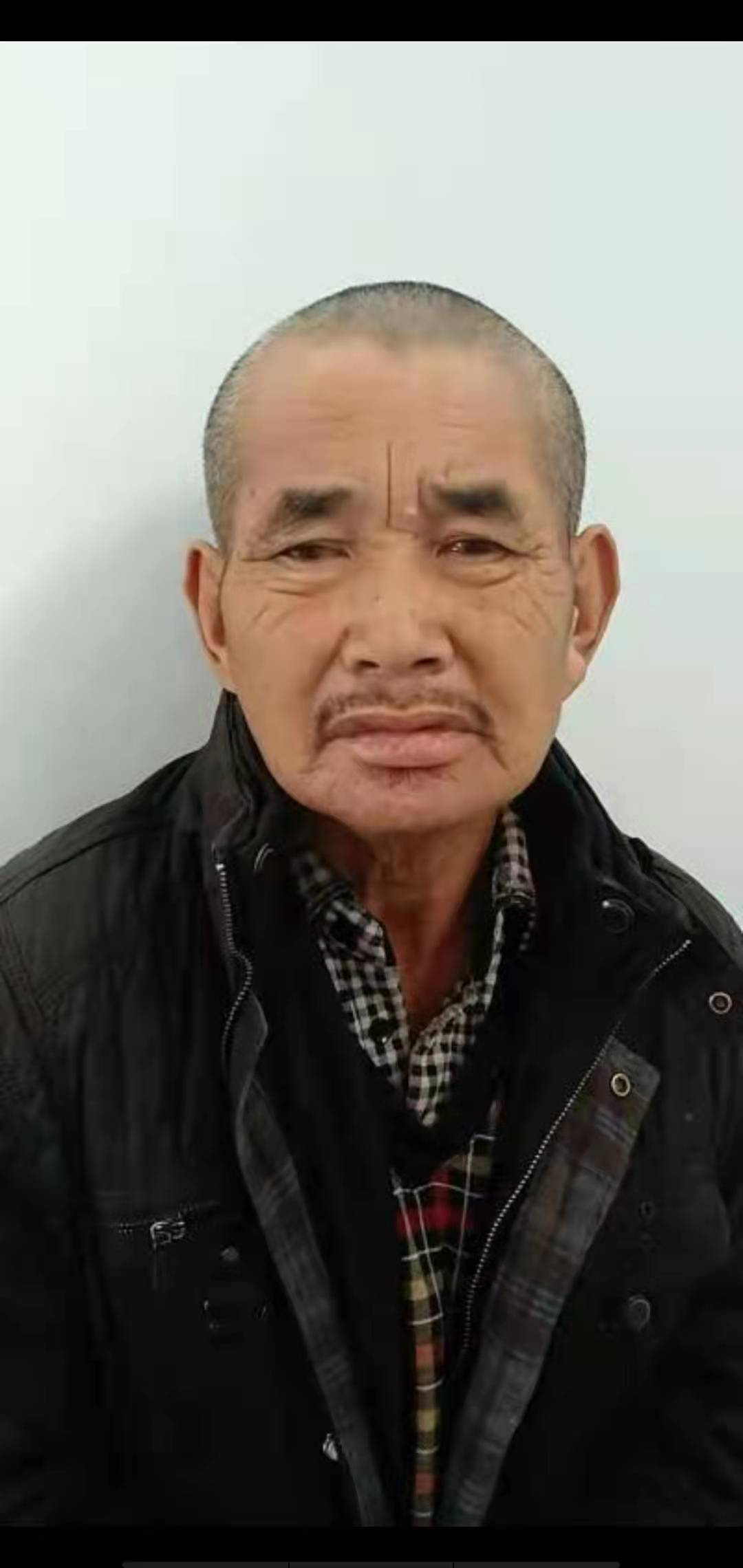 走失者照片 寻亲！五旬男子在郑州被救助多日，疑...