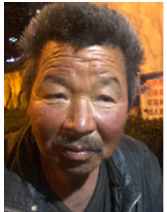 走失者照片 临沂寻亲：五旬男子被救助，穿黑色棉...