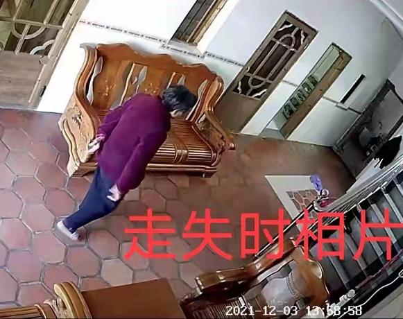走失者照片 泉州南安急寻：八旬老太走失，穿紫红...
