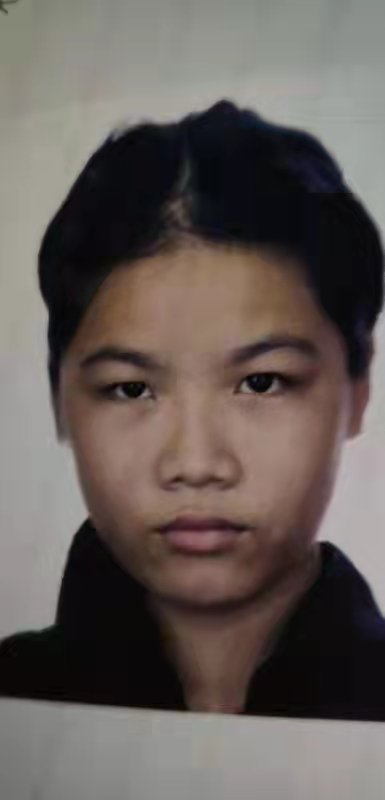 走失者照片 儋州急寻：13岁女孩失联，高1米5...